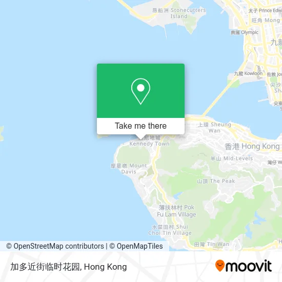 加多近街临时花园 map