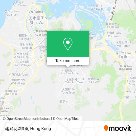 建庭花園3座 map