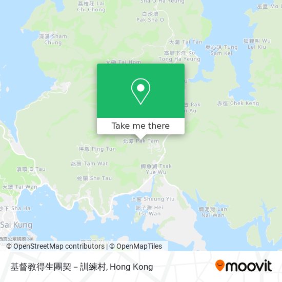 基督教得生團契－訓練村 map