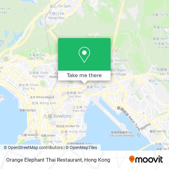 Orange Elephant Thai Restaurant map