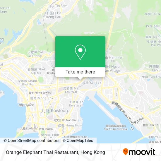 Orange Elephant Thai Restaurant map