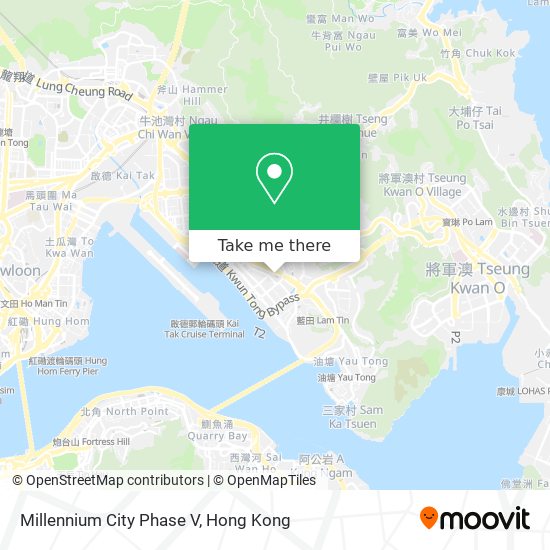 How to get to Millennium City Phase V in Kwun Tong by Bus or