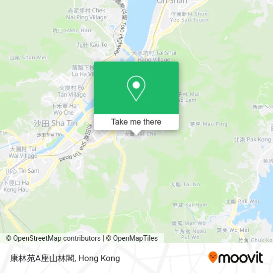 康林苑A座山林閣地圖