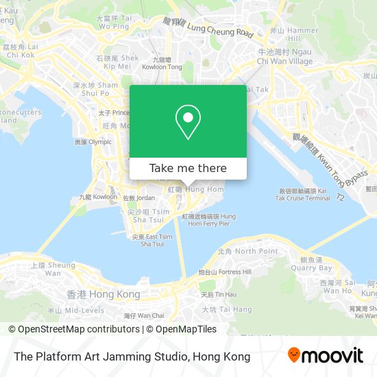 The Platform Art Jamming Studio map
