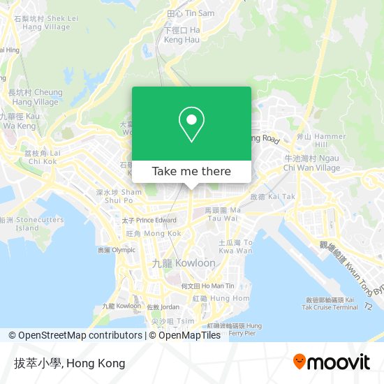 拔萃小學 map