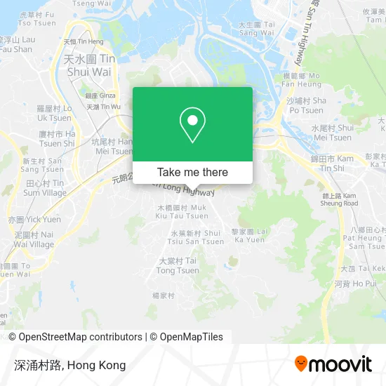 深涌村路 map