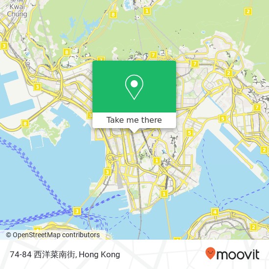 74-84 西洋菜南街 map