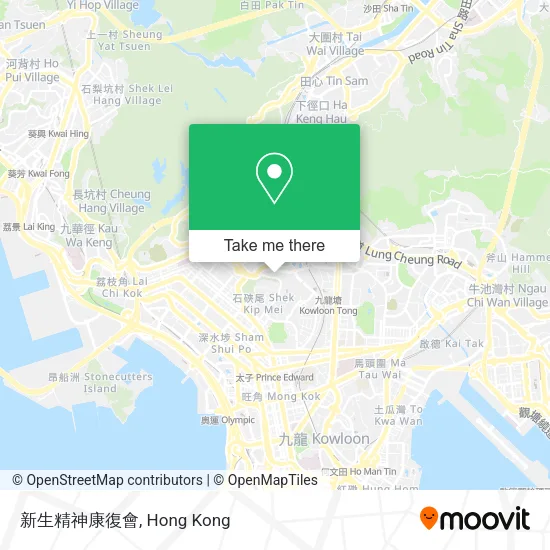 新生精神康復會地圖