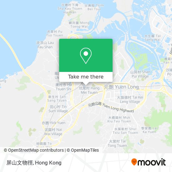屏山文物徑 map