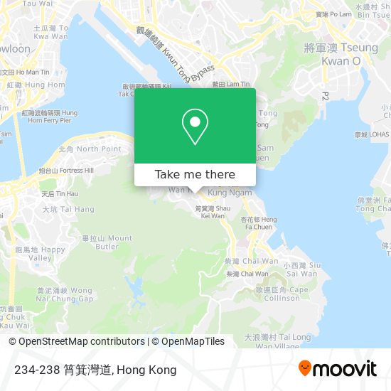 234-238 筲箕灣道 map