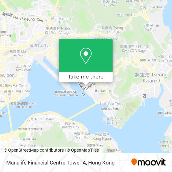 Manulife Financial Centre Tower A map