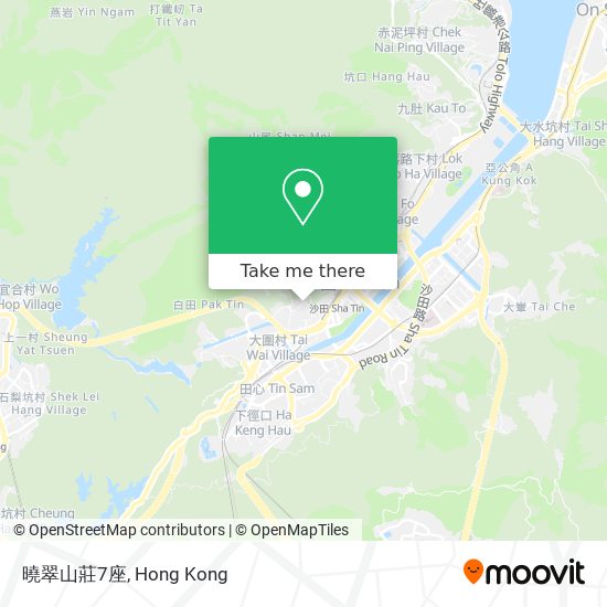 曉翠山莊7座 map