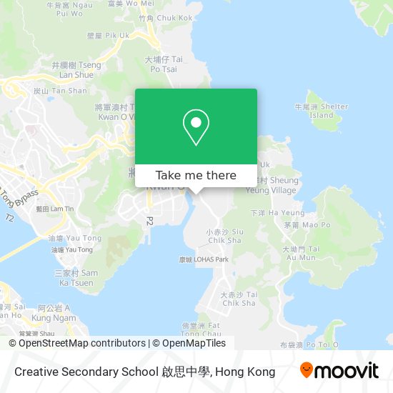 Creative Secondary School 啟思中學 map