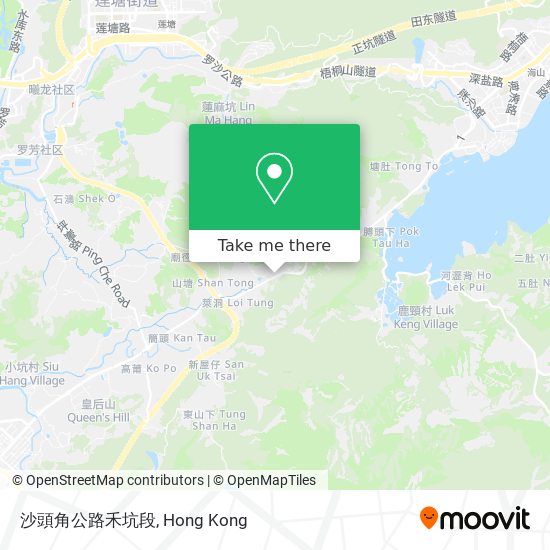 沙頭角公路禾坑段 map