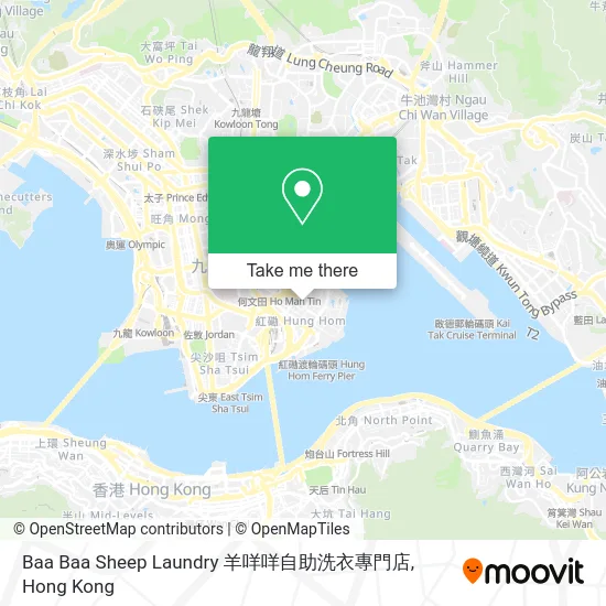 Baa Baa Sheep Laundry 羊咩咩自助洗衣專門店 map