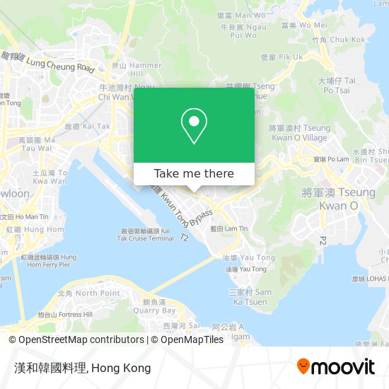 漢和韓國料理地圖