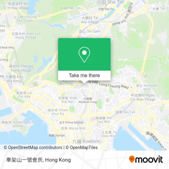 畢架山一號會所 map