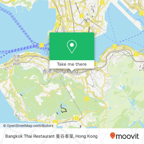 Bangkok Thai Restaurant 曼谷泰菜 map