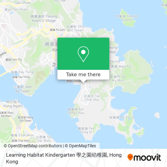 Learning Habitat Kindergarten 學之園幼稚園 map