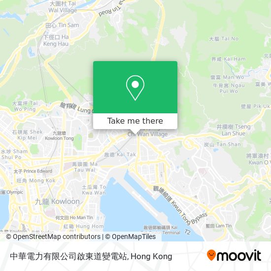 中華電力有限公司啟東道變電站 map