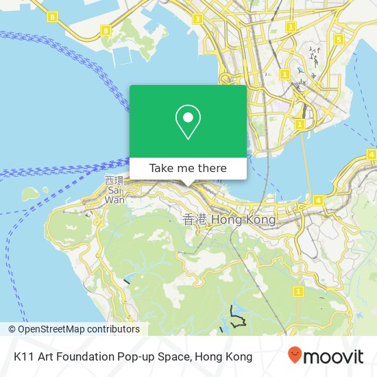 K11 Art Foundation Pop-up Space地圖