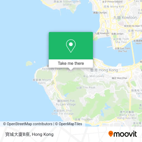 寶城大廈B座地圖