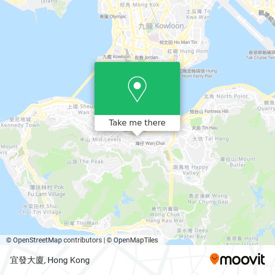 宜發大廈地圖
