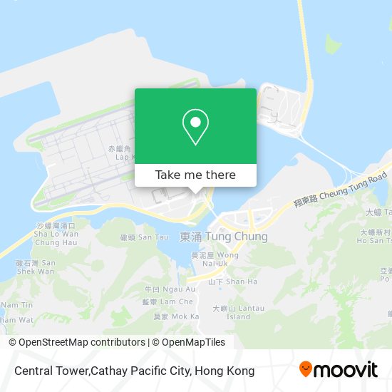 Central Tower,Cathay Pacific City map