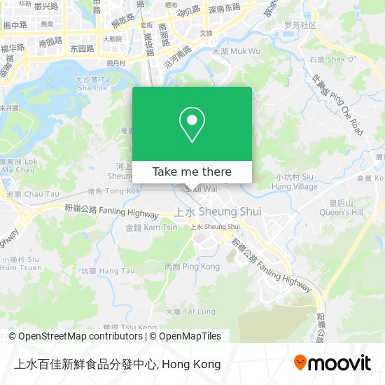上水百佳新鮮食品分發中心地圖