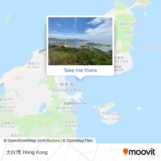 大白灣 map