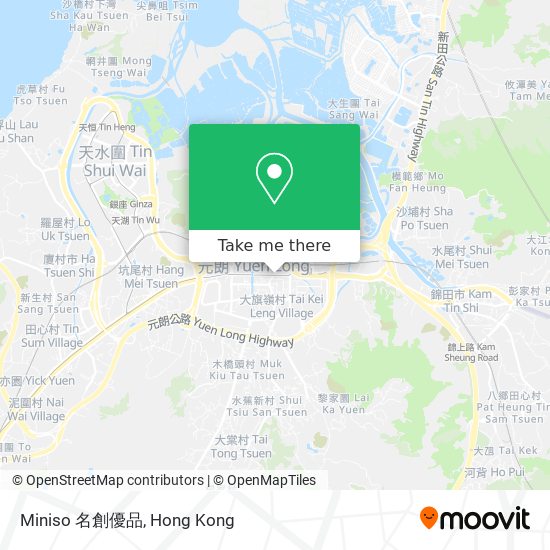 Miniso 名創優品 map