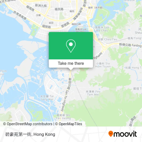 碧豪苑第一街 map