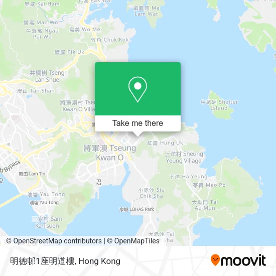 明德邨1座明道樓地圖