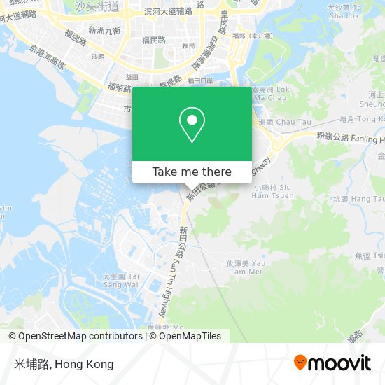 米埔路 map