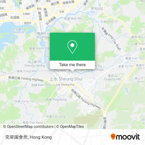 奕翠園會所 map