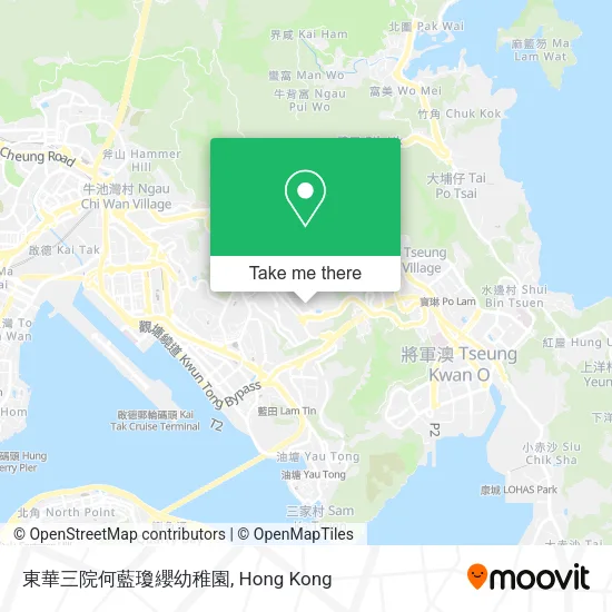 東華三院何藍瓊纓幼稚園地圖