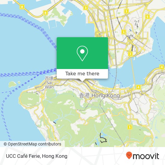 UCC Café Ferie map