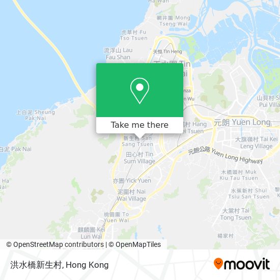 洪水橋新生村地圖