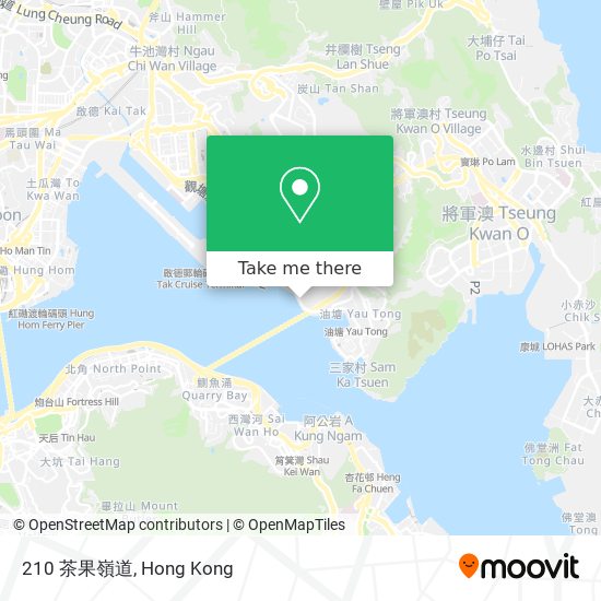 210 茶果嶺道地圖