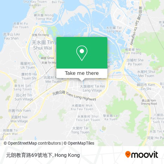 元朗教育路69號地下地圖