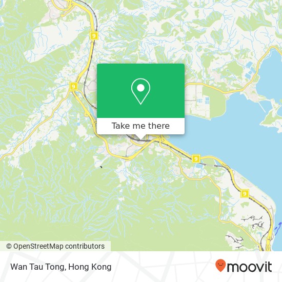 Wan Tau Tong map