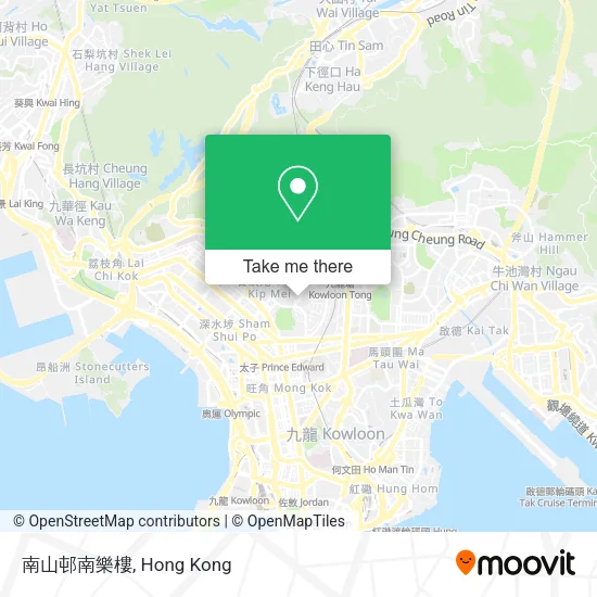 南山邨南樂樓地圖