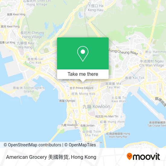 American Grocery 美國雜貨 map