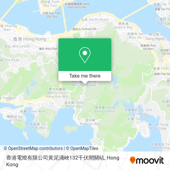 香港電燈有限公司黃泥涌峽132千伏開關站 map