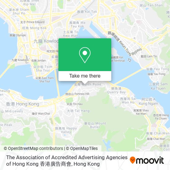 The Association of Accredited Advertising Agencies of Hong Kong 香港廣告商會 map