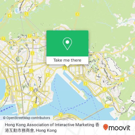 Hong Kong Association of Interactive Marketing 香港互動市務商會 map
