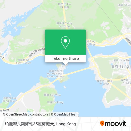 珀麗灣六期海珏35座海漣天 map