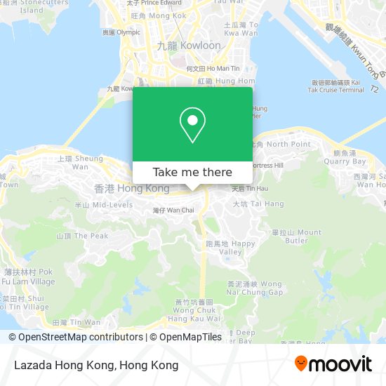Lazada Hong Kong map