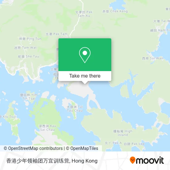 香港少年领袖团万宜训练营 map