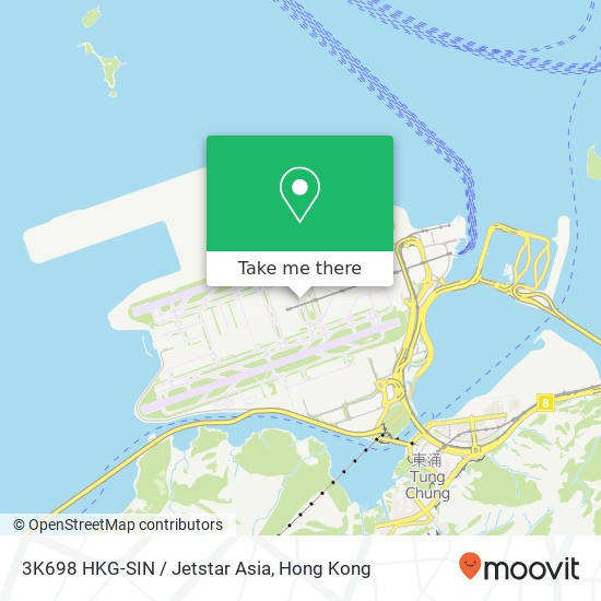 3K698 HKG-SIN / Jetstar Asia map